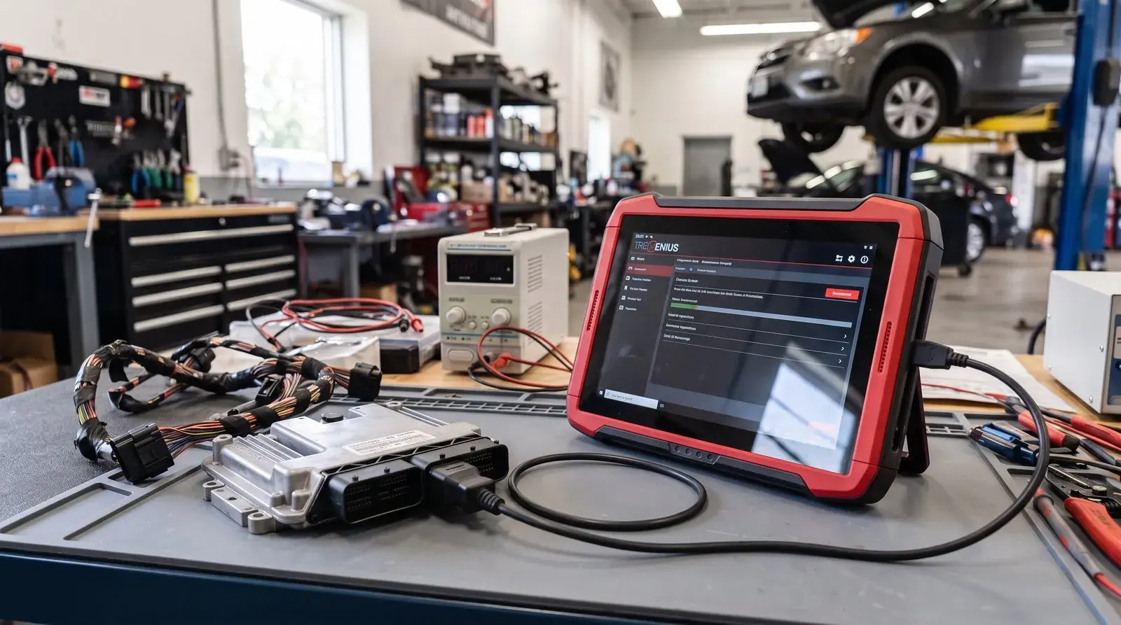 TheGenius conectado a una ECU